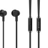 CELEBRAT earphones με μικρόφωνο G19, 3.5mm σύνδεση, Φ10mm, 1.2m, μαύρα