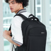 GOLDEN WOLF τσάντα πλάτης GB00711 με θήκη laptop 15.6", 27L, μαύρη