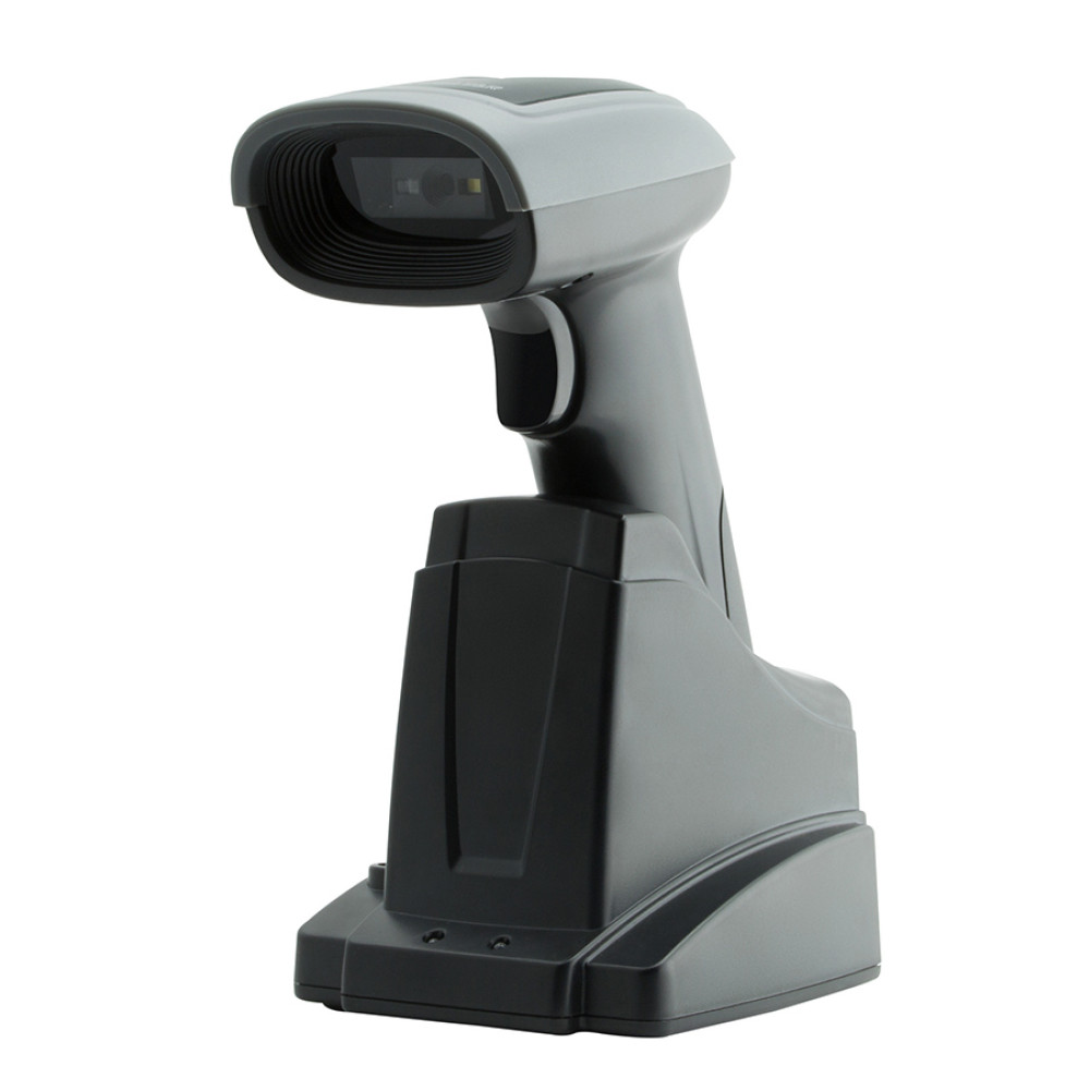 GTCODESTAR barcode scanner GT-1901C με βάση, 1D & 2D, ενσύρματο & ασύρματο, Bluetooth, 2000mAh, μαύρο