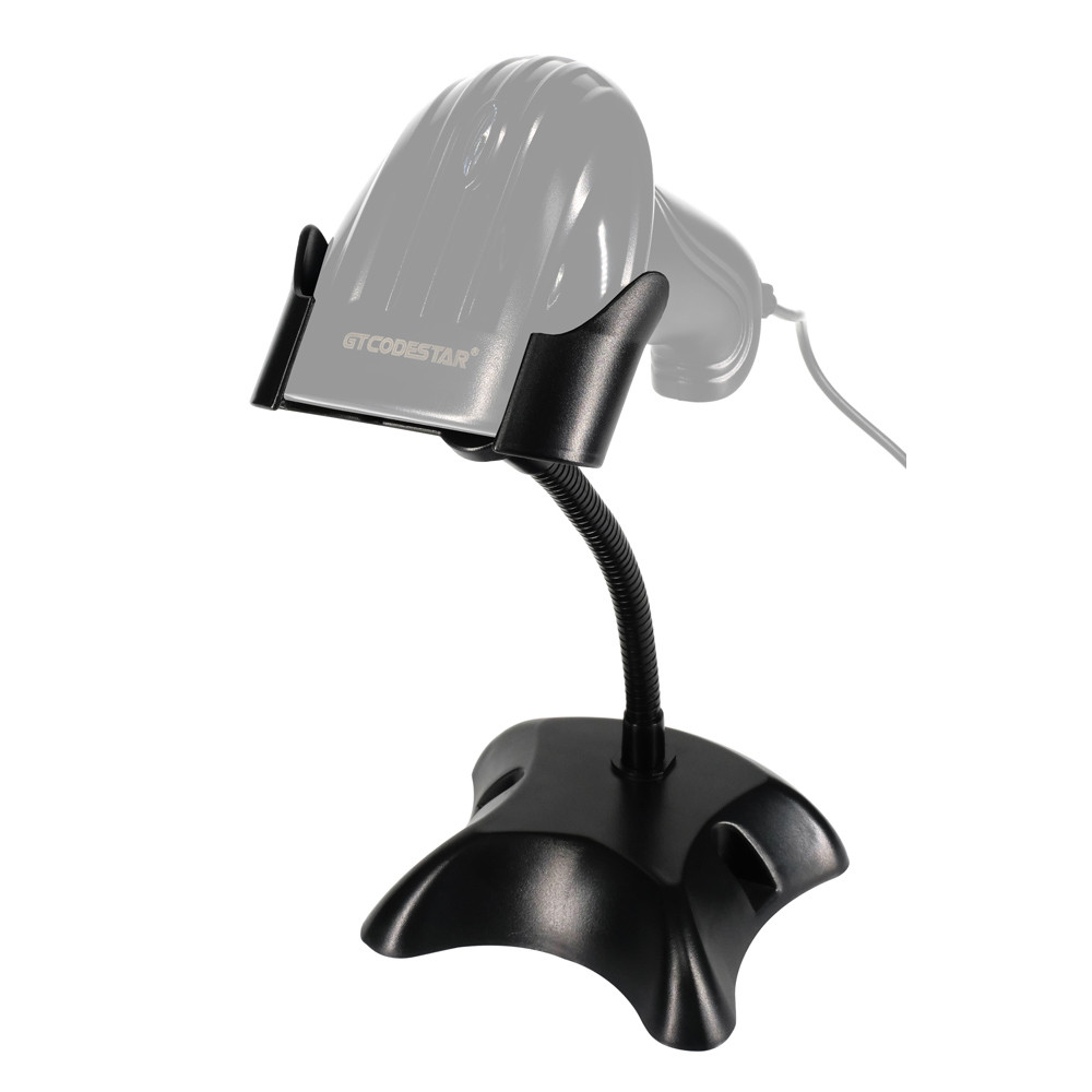 GTCODESTAR βάση για barcode scanner GTC-STAND, εύκαμπτος μεταλλικός βραχίονας, μαύρη