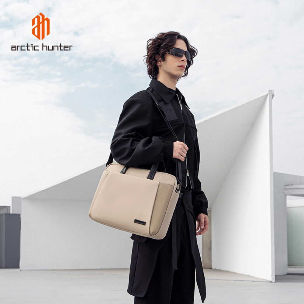 ARCTIC HUNTER τσάντα ώμου GWB00848 με θήκη laptop 15.6", 9L, χακί