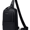 GOLDEN WOLF τσάντα Crossbody GXB00725, 4L, μαύρη