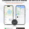 MILI smart tag LiTag Duo για iOS & Android συσκευές, Bluetooth tracker, μαύρο