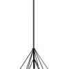 POWERTECH φωτιστικό οροφής HLL-0005, E27, Φ27, μεταλλικό, λευκό-μαύρο