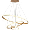 POWERTECH LED φωτιστικό οροφής HLL-0078, 44W, 4000K, 60x60cm, χρυσό