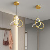 POWERTECH LED φωτιστικό οροφής HLL-0146, 25W, 4000K, Φ40cm, 1m, χρυσό