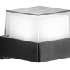 POWERTECH LED φωτιστικό τοίχου HLL-0157, 7W, 4000K, 560lm, IP65, μαύρο