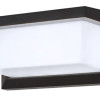 POWERTECH LED φωτιστικό τοίχου HLL-0165, 12W, 4000K, 960lm, IP65, μεταλλικό, μαύρο