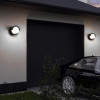 POWERTECH LED φωτιστικό τοίχου HLL-0167, 12W, 4000K, 960lm, IP65, μεταλλικό, μαύρο