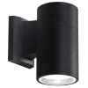 POWERTECH φωτιστικό τοίχου HLL-0189 για GU10 λάμπα, μεταλλικό, IP65, μαύρο