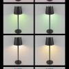 POWERTECH LED επιτραπέζιο φωτιστικό HLL-0196, RGB, ρυθμιζόμενο, επαναφορτιζόμενο, λευκό