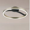 POWERTECH LED φωτιστικό οροφής HLL-0200, 29W, 4000K, Φ38x10cm, ασημί/μαύρο