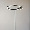 POWERTECH LED φωτιστικό δαπέδου HLL-0204, 42W, 4000K, Φ38x157cm, ασημί/μαύρο