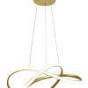 POWERTECH LED φωτιστικό οροφής HLL-0208, 48W, 4000K, Φ50cm x 120cm, χρυσό