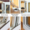 HOME USE Αυτοκόλλητη μονωτική ταινία HUH-0086 για παράθυρα, 7x6mm, 5m, καφέ