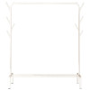 Κρεμάστρα δαπέδου HUH-0127, μεταλλική, 110x40x150cm, λευκή