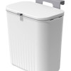 HOME USE κάδος απορριμμάτων HUH-0151, 9lt, 26x16x29cm, λευκός