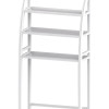 HOME USE ραφιέρα μπάνιου HUH-0222 με 3 ράφια, μεταλλική, 65x25x175cm, λευκή