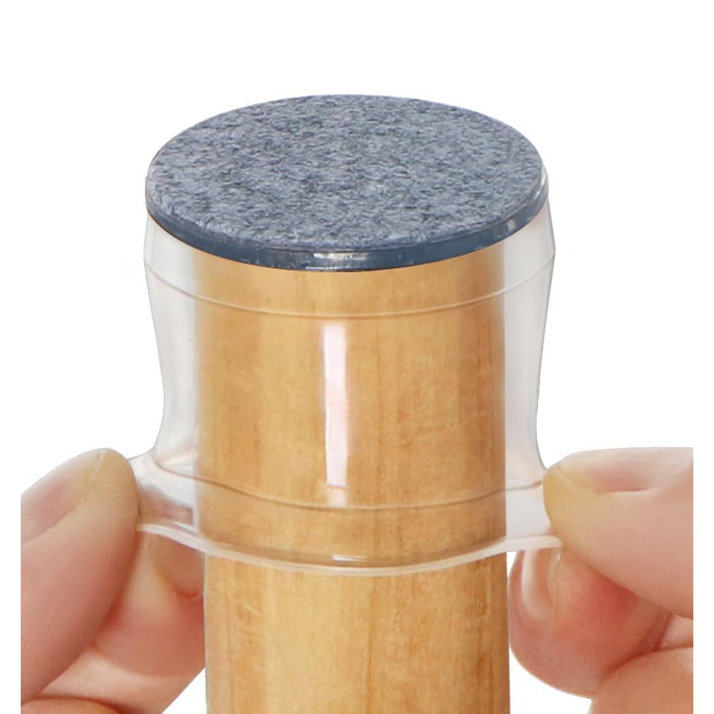 HOME USE προστατευτικές τάπες επίπλων HUH-0225, 32-37mm, διάφανες, 24τμχ