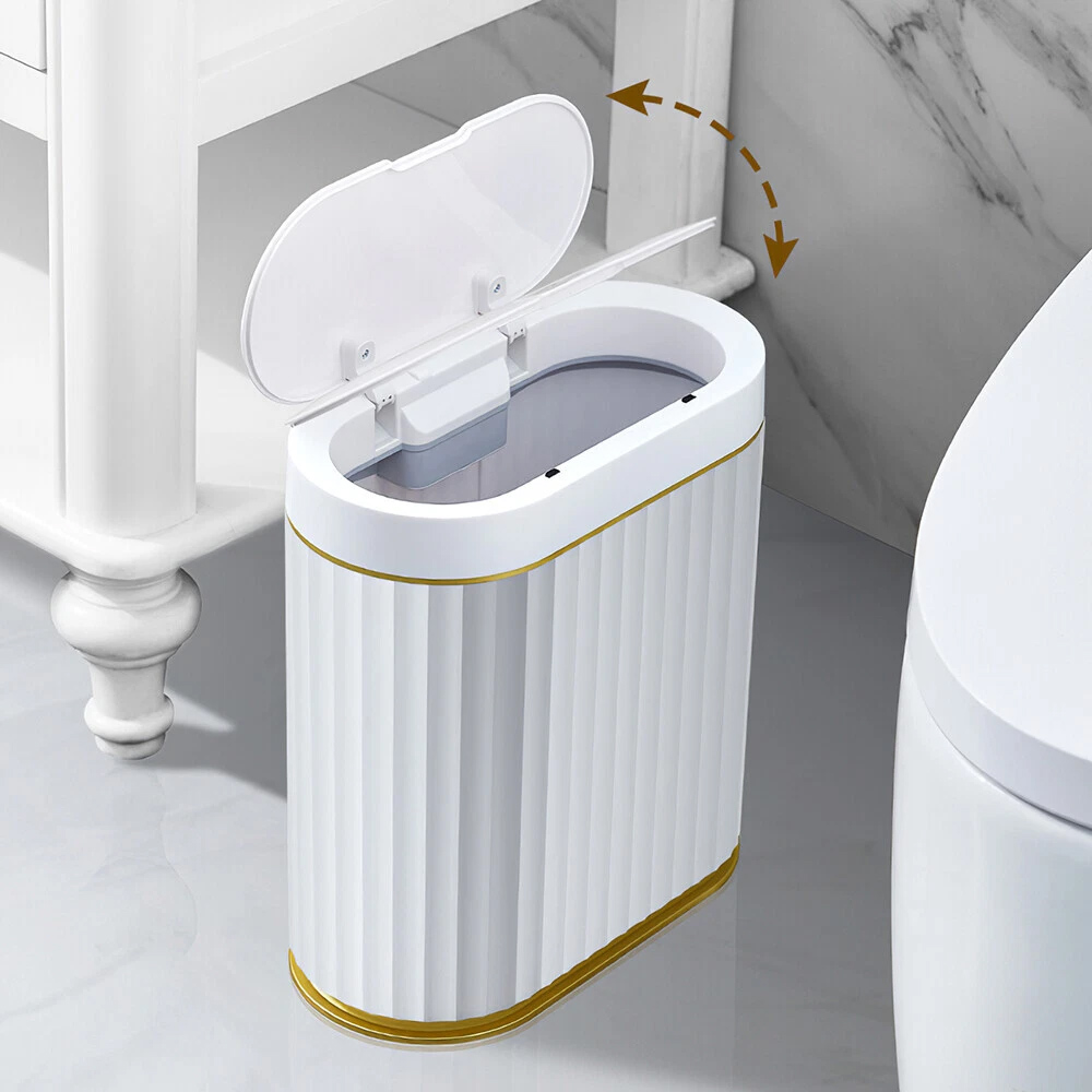 HOME USE κάδος απορριμμάτων HUH-0226 με φωτοκύτταρο, 7lt, λευκός