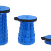 HOME USE πτυσσόμενο καρεκλάκι HUH-0234, αντοχή έως 250kg, 25.5x45cm, μπλε