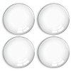 HOME USE στοπ πόρτας HUH-0263, αυτοκόλλητο, PU πλαστικό, 40x8mm, διάφανο, 4τμχ