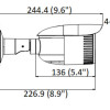 HIKVISION HIWATCH IP κάμερα HWI-B640H-Z, POE, 2.8-12mm, 4MP, IP67