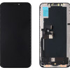 TW INCELL LCD ILCD-016 για iPhone ΧS, camera-sensor ring, earmesh, μαύρη