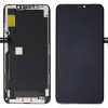 TW INCELL LCD για iPhone 11 Pro Max, camera-sensor ring, earmesh, μαύρη