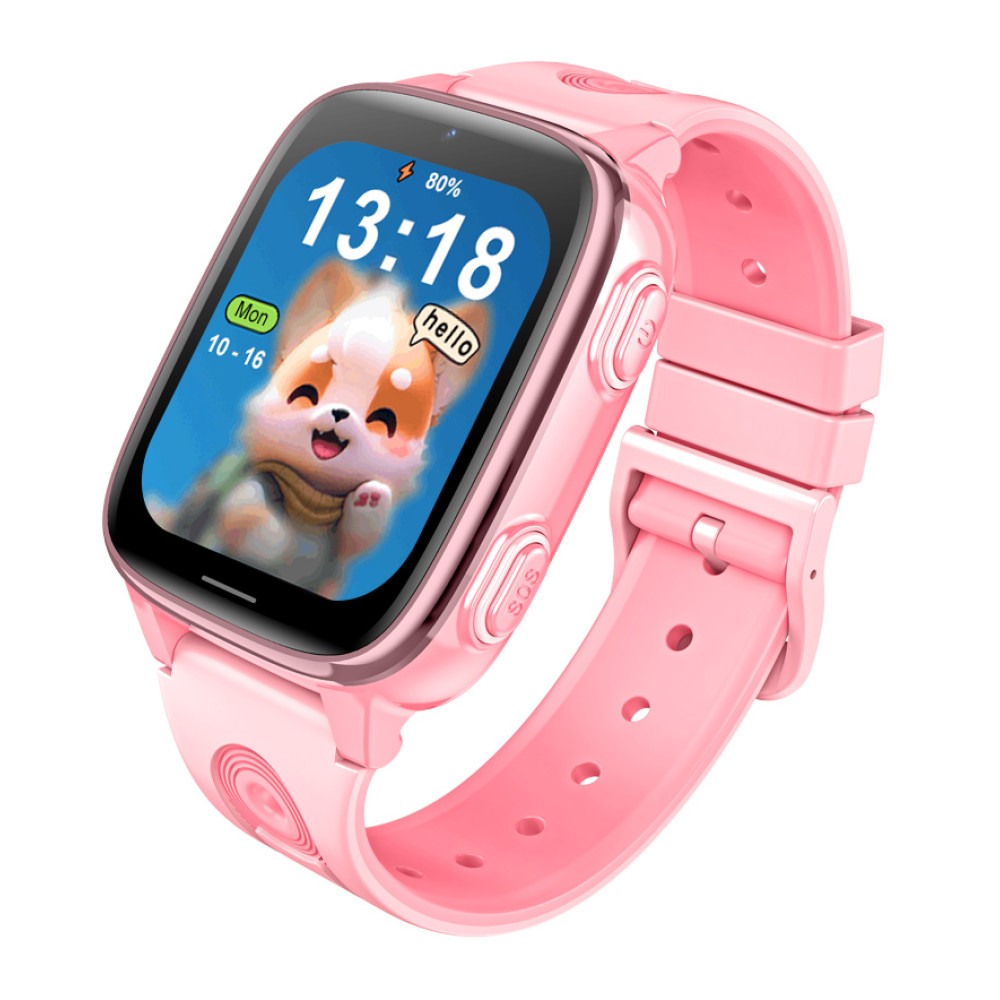 INTIME GPS smartwatch για παιδιά IT-073, 1.83", κάμερα, 4G, IPX5, ροζ