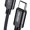 KAKUSIGA καλώδιο USB-C σε USB KSC-1000, 5A, 480Mbps, 3m, μαύρο