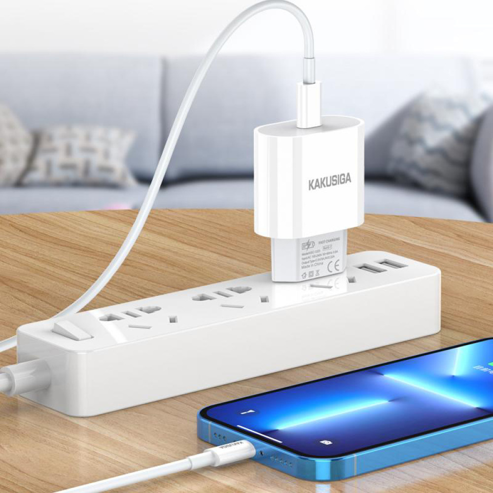 KAKUSIGA φορτιστής τοίχου KSC-1223, USB-C, 20W, λευκός