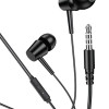 KAKUSIGA earphones με μικρόφωνο KSC-1303, 3.5mm σύνδεση, 10mm, 1.1m, μαύρα