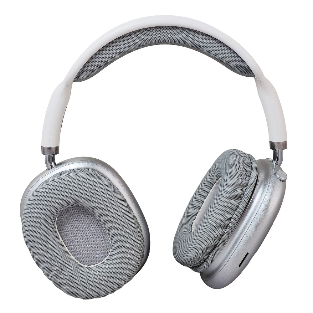 KAKUSIGA headphones KSC-1466, ασύρματα & ενσύρματα, micro SD, 40mm, 400mAh, ασημί