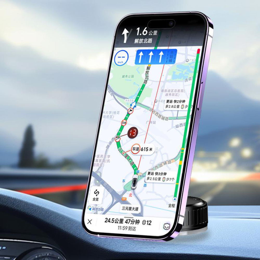 KAKUSIGA βάση smartphone αυτοκινήτου KSC-1718 για ταμπλό, μαγνητική, μαύρη