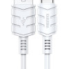 KAKUSIGA καλώδιο USB-C σε USB KSC-710, 3A, 480Mbps, 1.2m, λευκό