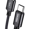 KAKUSIGA καλώδιο USB-C σε USB KSC-970, 3A, 480Mbps, 1m, μαύρο
