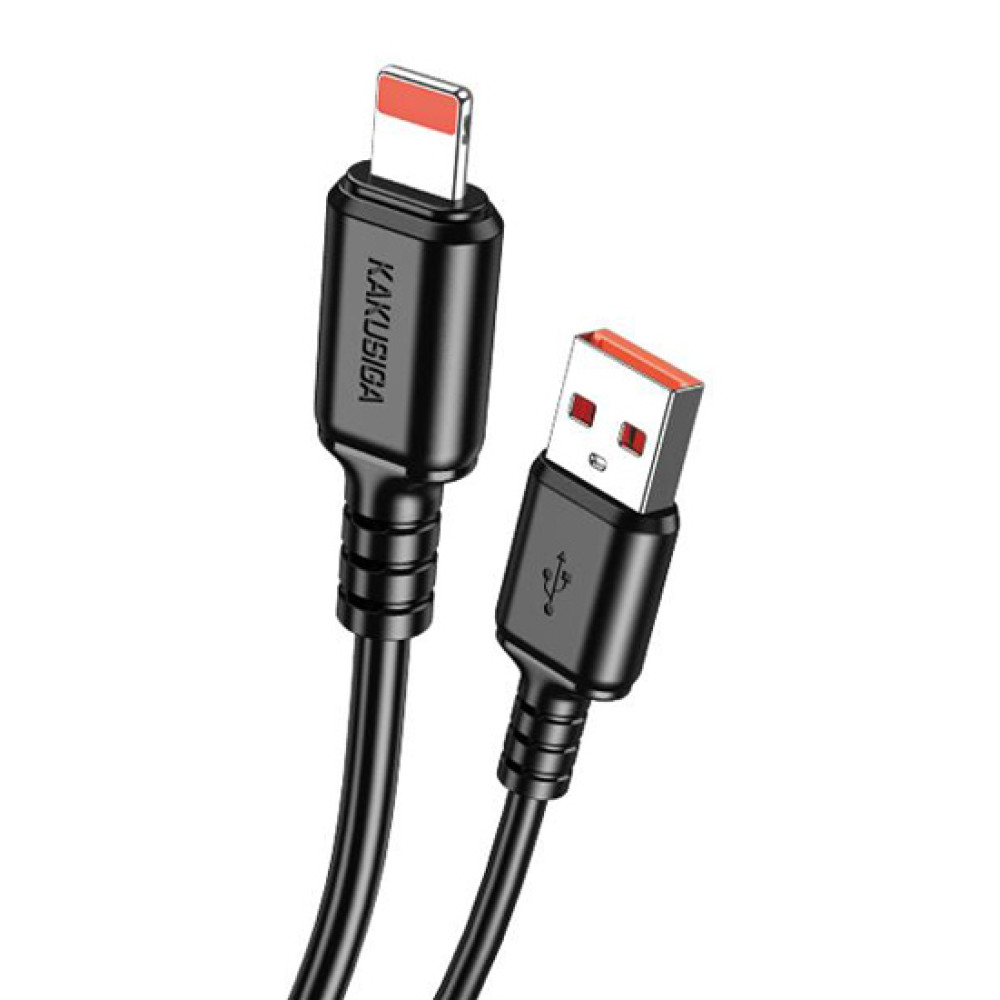 KAKUSIGA καλώδιο Lightning σε USB KSC-982, 3A, 480Mbps, 1m, μαύρο