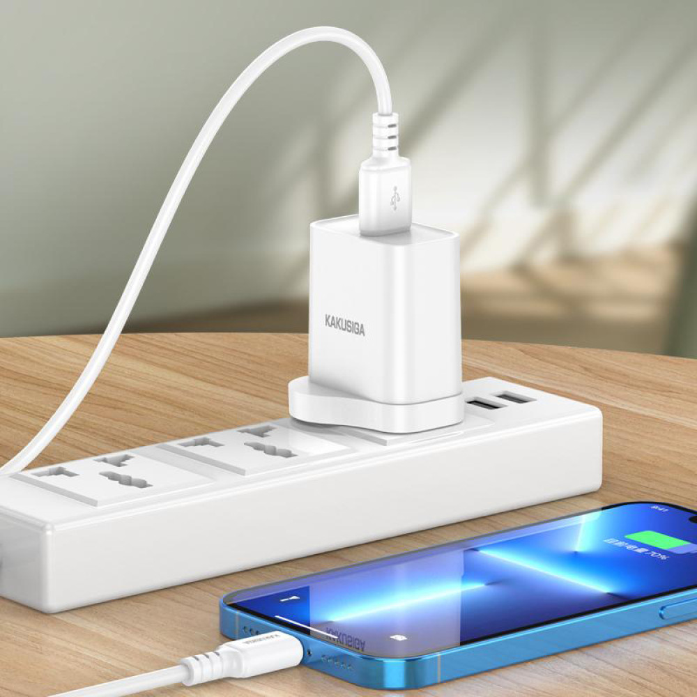 KAKUSIGA καλώδιο Lightning σε USB-C KSC-982, 20W, 480Mbps, 1m, λευκό