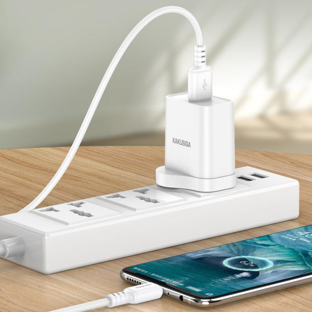 KAKUSIGA καλώδιο micro USB σε USB KSC-982, 3A, 480Mbps, 1m, μαύρο