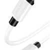 KAKUSIGA καλώδιο USB-C σε USB-C KSC-998, σιλικόνης, 100W, 480Mbps, 1m, λευκό