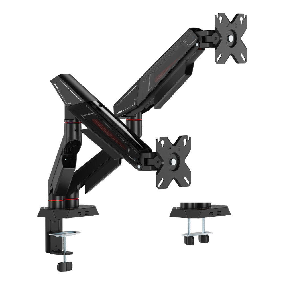 BRATECK βάση γραφείου για 2x οθόνες LDT114-C024, 17-35", έως 12kg