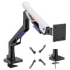 BRATECK gaming βάση γραφείου οθόνης LDT95-C012UC, 24-57", έως 30kg, heavy duty