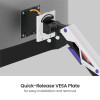 BRATECK gaming βάση γραφείου για 2x οθόνες LDT95-C024UCP, 24-57", έως 27kg, heavy duty