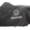 MORETTI κουκούλα μηχανής LXMA2753 με θήκη, L 246x104x127cm, μαύρη