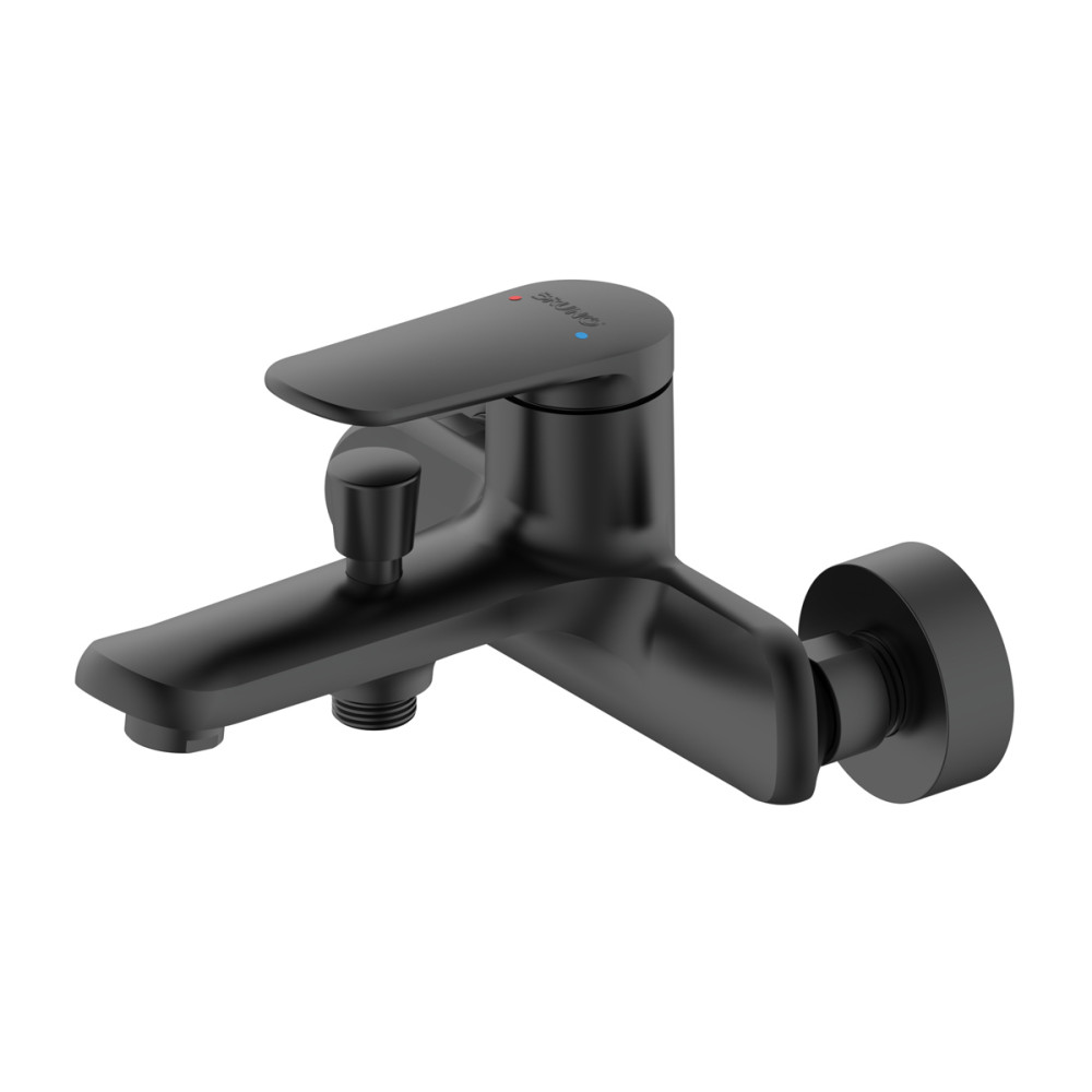 BRUNO μπαταρία τοίχου μπάνιου M31570-235H, αναμεικτική, μαύρη