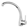 BRUNO μπαταρία πάγκου κουζίνας M54015-H531C-C508, αναμεικτική, ασημί
