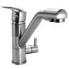 BRUNO μπαταρία πάγκου κουζίνας M54954-355N, τρίοδη, αναμεικτική, ασημί