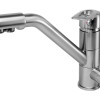 BRUNO μπαταρία πάγκου κουζίνας M54954-355N, τρίοδη, αναμεικτική, ασημί