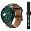 MIBRO smartwatch Lite 3 Pro με 2x λουράκια, heart rate, 1.32" AMOLED, GPS, 5 ATM, μαύρο/πράσινο